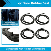 Front or Rear Door Rubber Seal Rubber Suitable for Holden Commodore VN VP VR VS 4x