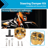 Adjustable Steering Damper Stabilizer Safety Kit Suitable for Kove 450 Rally