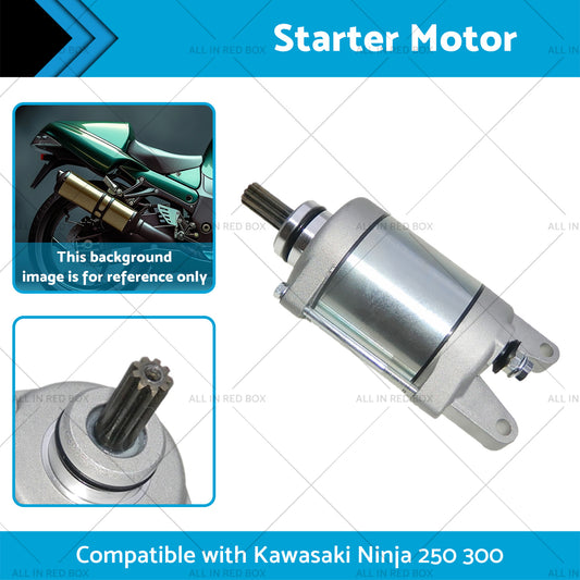 21163-0717 Starter Motor Suitable for Kawasaki Ninja 250 300 Versys-X 250 13-20