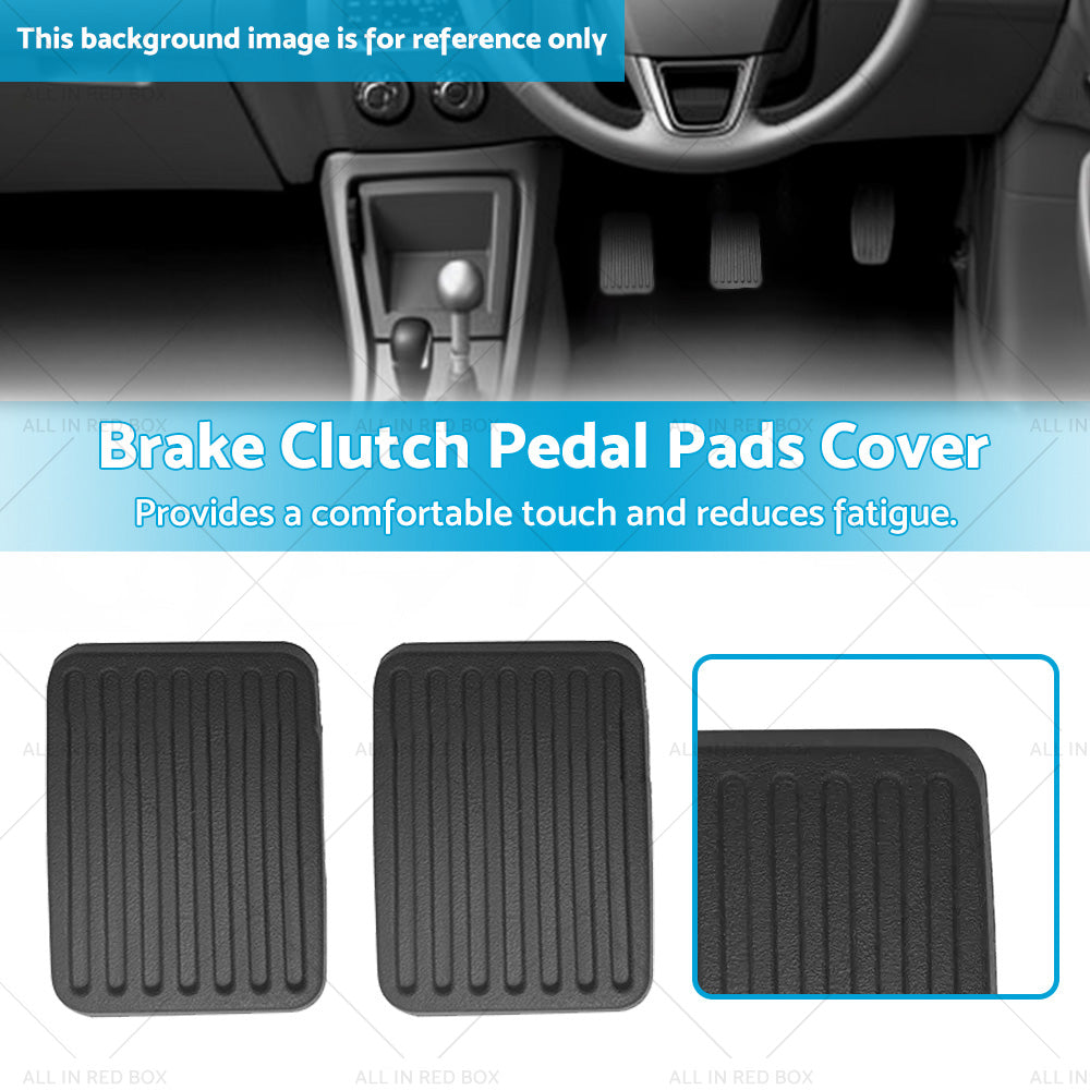 2x Brake Clutch Pedal Pads Cover Suitbale For Hyundai Accent Elantra Excel