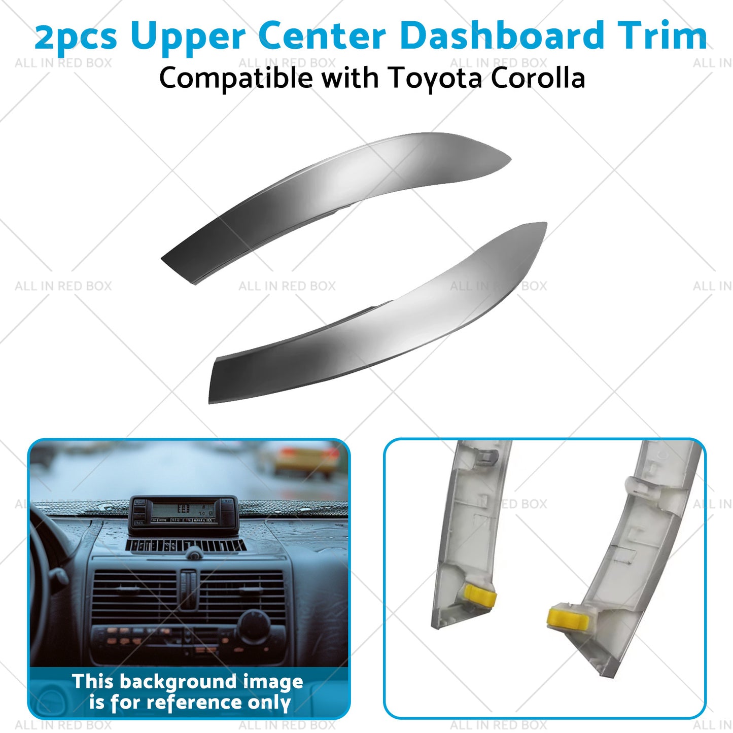 55436-02330 2pcs Upper Center Dashboard Trim Suitable for 09-13 Toyota Corolla