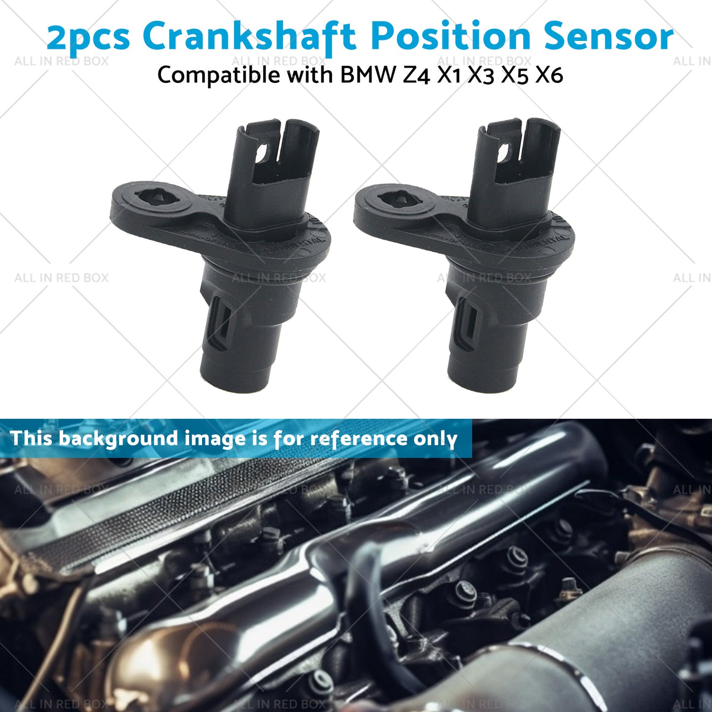 2pcs Camshaft Position Sensor Suitable for BMW X6 Z4 X5 X3 X1 13627525014