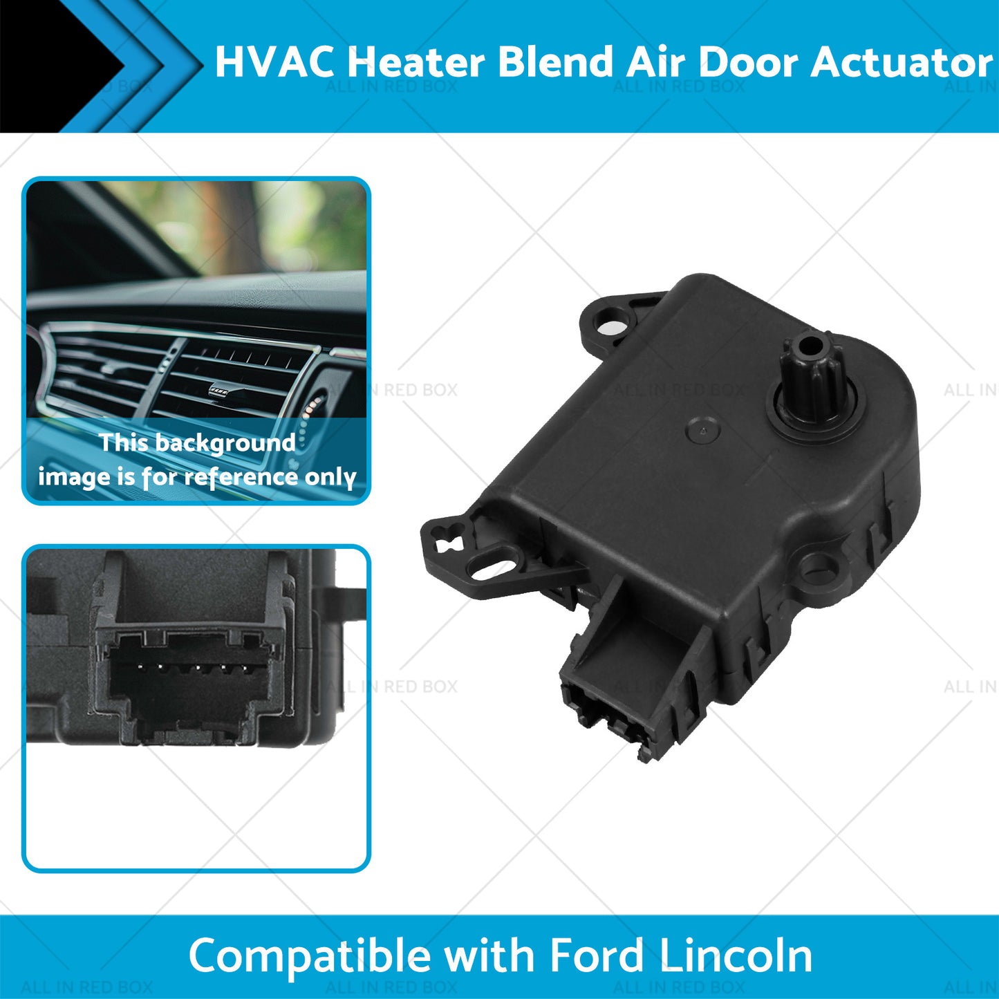 HVAC Heater Blend Air Door Actuator Suitable for Ford Lincoln 10-18 AA5Z19E616C