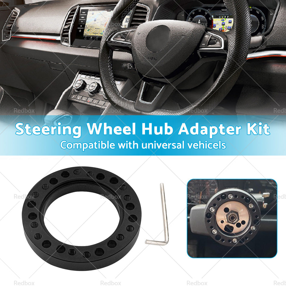 Black Steering Wheel Hub Adapter Spacer Suitable For MOMO to NARDI Quick Release