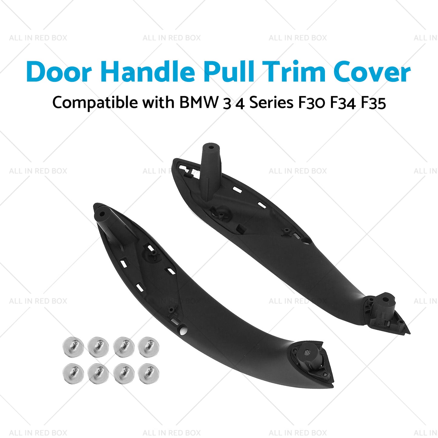 1 Pair Front Door Handle Pull Trim Cover Suitable For BMW 3 4 Series F30 F34 F35