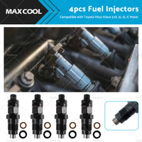 4X Diesel Fuel Injector Suitable For Toyota Hilux Hiace 3L 5L 23600-59325 97-05