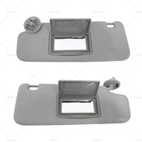 Pair Sun Visor Left Right Suitable For Holden Barina TM 2011-2018 Grey