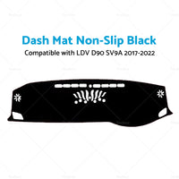 Non-Slip Dash Mat Suitable For LDV D90 SV9A 2017-2022 Dashboard Cover