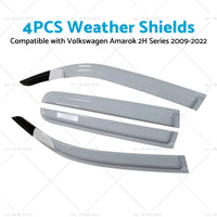 Weathershields Sutiable For Volkswagen Amarok Dual Cab 2009-2022 2H Series