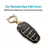 6Button TPU Car Remote Key Fob Cover Suitable ForHyundai Sonata Tucson Santa Fe