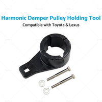 Crankshaft Crank Harmonic Damper Pulley Holding Holder Tool Suitable for Toyota