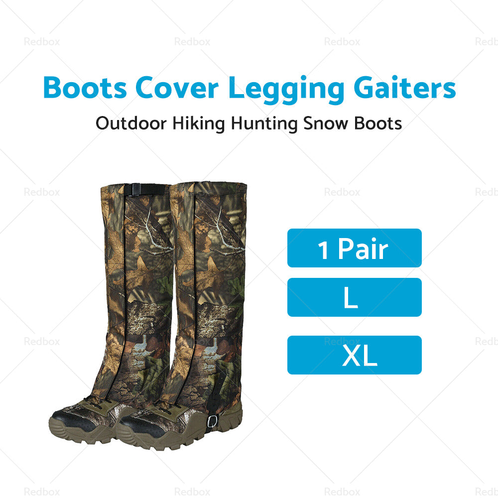 Anti Bite Mosquito Boots Cover Legging Gaiters Outdoor Hiking Hunting Snow Boots