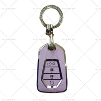 TPU Car Remote Key Fob Cover Suitable for Isuzu D-MAX MU-X MUX 4 Button Purple