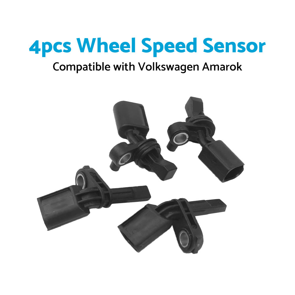 4PCS ABS Wheel Speed Sensor 2H0927807A Suitable for Volkswagen Amarok 2010-2019