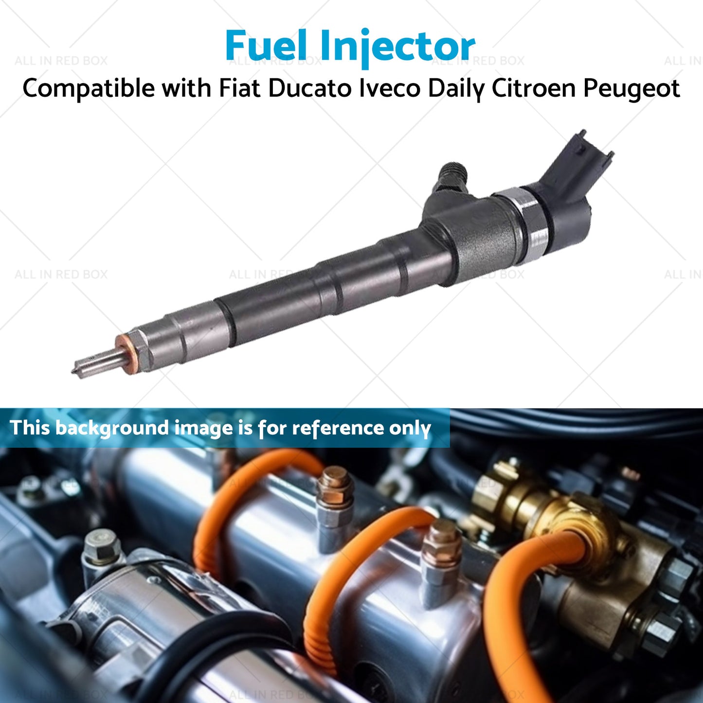 0445110418 Fuel Injector Suitable for Fiat Ducato Iveco Daily Citroen Peugeot