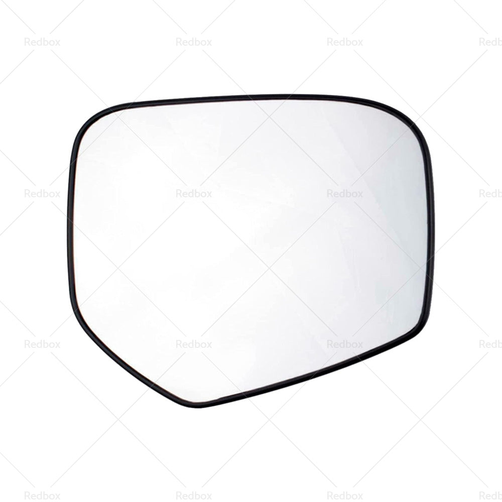 FRONT RIGHT SIDE MIRROR GLASS W  BACK PLATE SUITABLE FOR MITSUBISHI TRITON 06-15