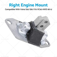 {{ Engine Mount Front Right Suitable For Volvo S60 S80 V70 XC90 2.0L 2.4L AWD 98-12 }} - Buy Car Parts Online at {{ Kaka Auto Parts }}.