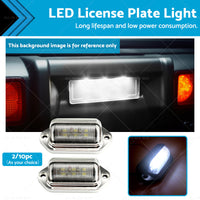 6 LED License Number Plate Light Lamps Suitable for Truck SUV Trailer Lorry