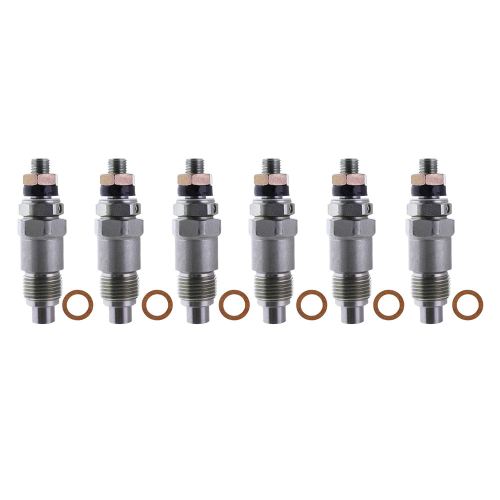 6PCS Fuel Injectors 093500-1810 23600-48011 Suitable For Toyota 2B B 2J 2H