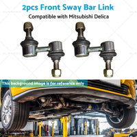 2x Front Stabilizer Sway Bar Link Suitable For Mitsubishi Delica PD8W 1994-2004