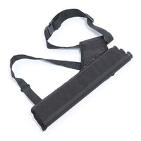 Archery Arrow Quiver Holder 3 Tube Back Waist Shoulder Strap Bag Pouch Hunting