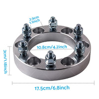 2x Wheel Spacer 30mm 6 Stud Suitable For Toyota Landcruiser Pajero Hilux Prado