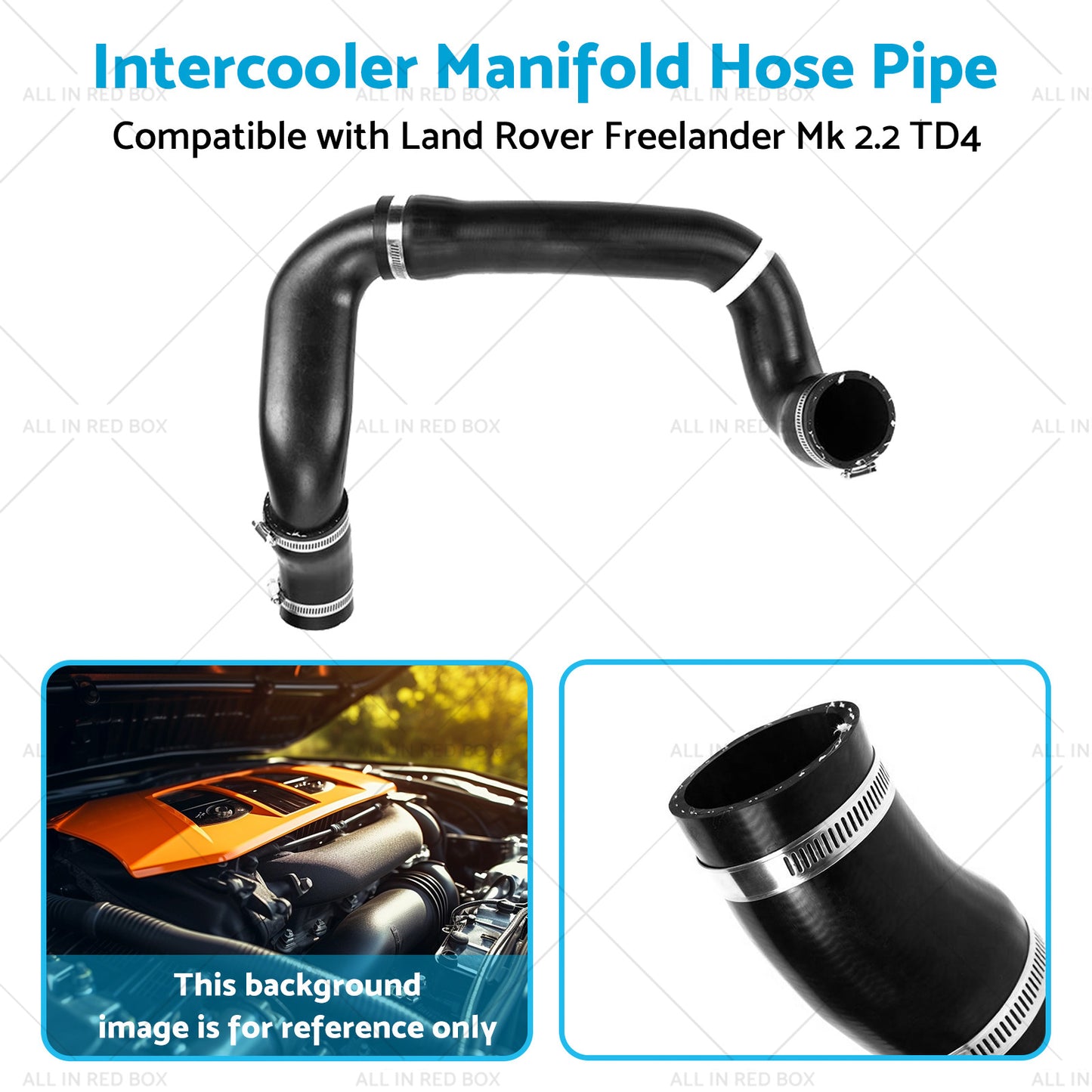 Intercooler Manifold Hose Pipe Suitable for Land Rover Freelander Mk TD4 06-14