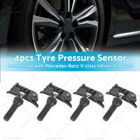 4PCS Tyre Pressure Sensor 40700-5ZH0A Suitable for Mercedes X Class 2017-2020