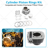 Cylinder Piston Rings Kit Suitable for Yamaha Serow XT225 TTR225 TTR230 99-16