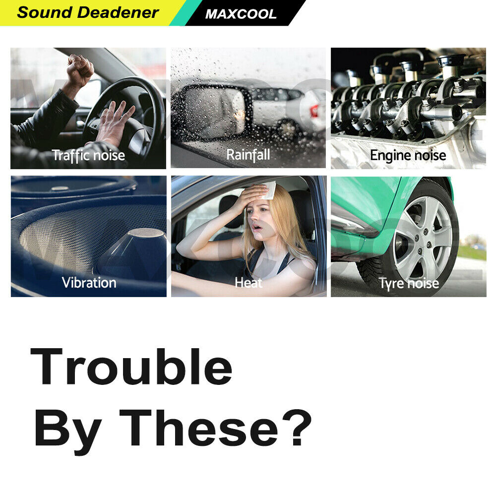 Car Butyl Rubber Sound Deadener Proofing Roll Insulation Self Adhesive