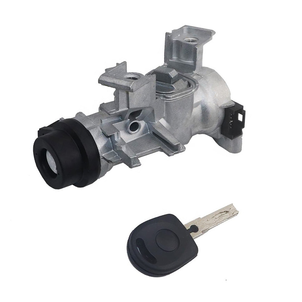 Ignition Lock Cylinder Switch and Housing Assembly with Key Suitable For VW / Audi A3