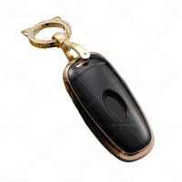 6Button TPU Car Remote Key Fob Cover Suitable ForHyundai Sonata Tucson Santa Fe