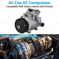 {{ Air Conditioning AC Compressor Suitable for Subaru Liberty 2010 Onward }} - Buy Car Parts Online at {{ Kaka Auto Parts }}.