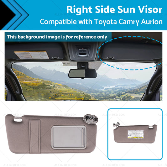 74310-06750-E0 Right Side Sun Visor Suitablefor Toyota Camry Aurion 07-11