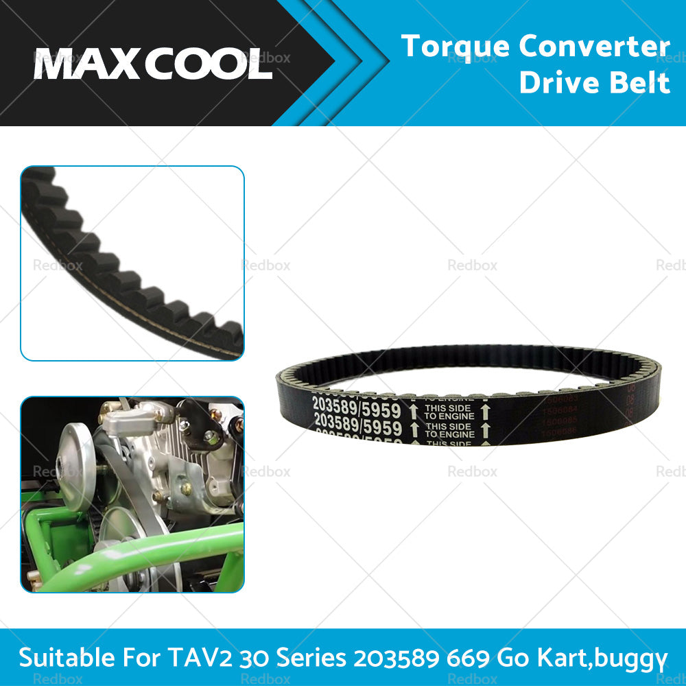 Torque Converter Drive Belt Suitable For TAV2 30 Series 203589 669 Go Kart,buggy