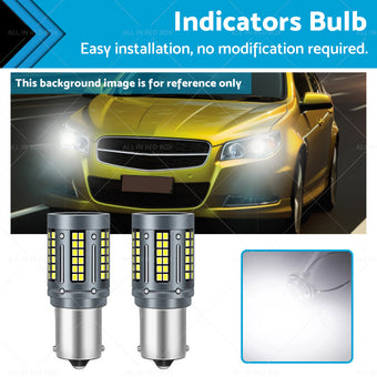 compare product LED White Rear Reverse Bulbs BA15s Suitable For Holden Commodore VT VX VY VZ VE