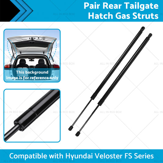 Pair Rear Tailgate Hatch Gas Struts Suitable for Hyundai Veloster FS 2012-2018