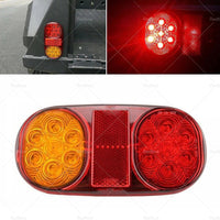 2x Trailer Lights 28 LED Tail Light Truck Camper UTE Caravan 4WD Stop Indicator