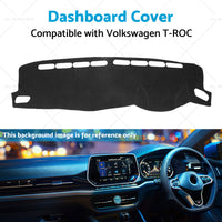 Dash Mat Suitable For Volkswagen VW T-ROC A11 2017-2021 Dashboard Cover Non-Slip