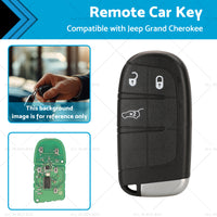 3 Button Smart Car Remote Key Replacement Suitablefor Jeep Grand Cherokee 14-19