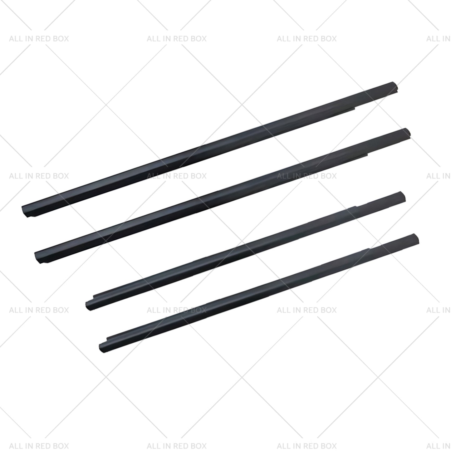 4x Outer Door Window Rubber Seals Suitable for 12-21 Ford Ranger PX XLT