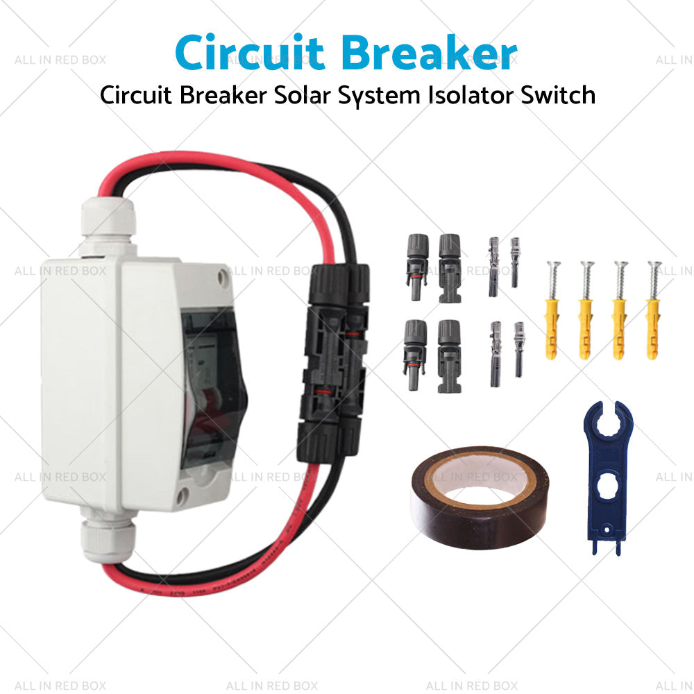 PV Isolator Switch DC 500V 32A IP65 Disconnect Circuit Breaker For Solar-Panels