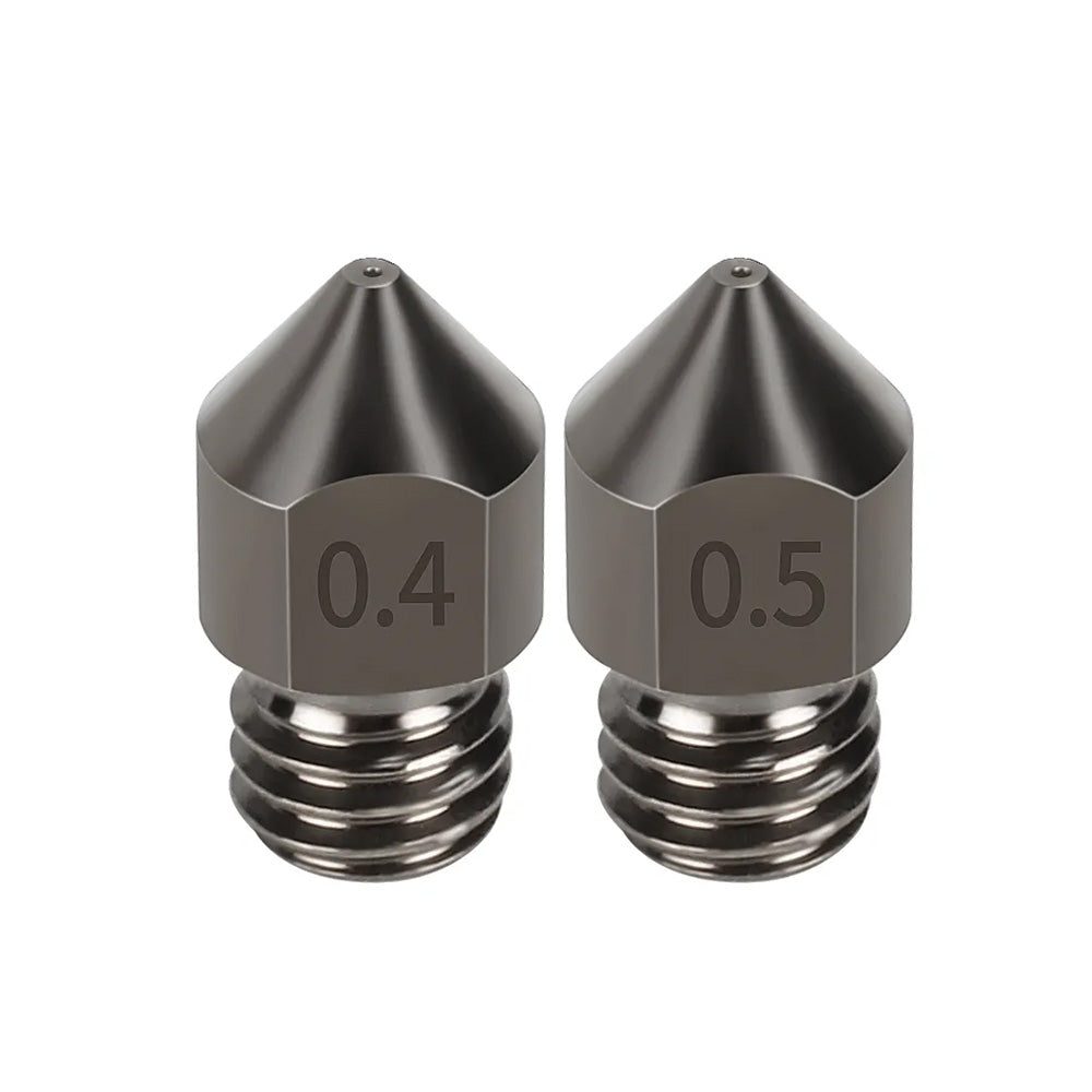 10Pcs Hardened Steel Nozzle Suitable for Creality CR-10 Ender 3 Pro 5 Series