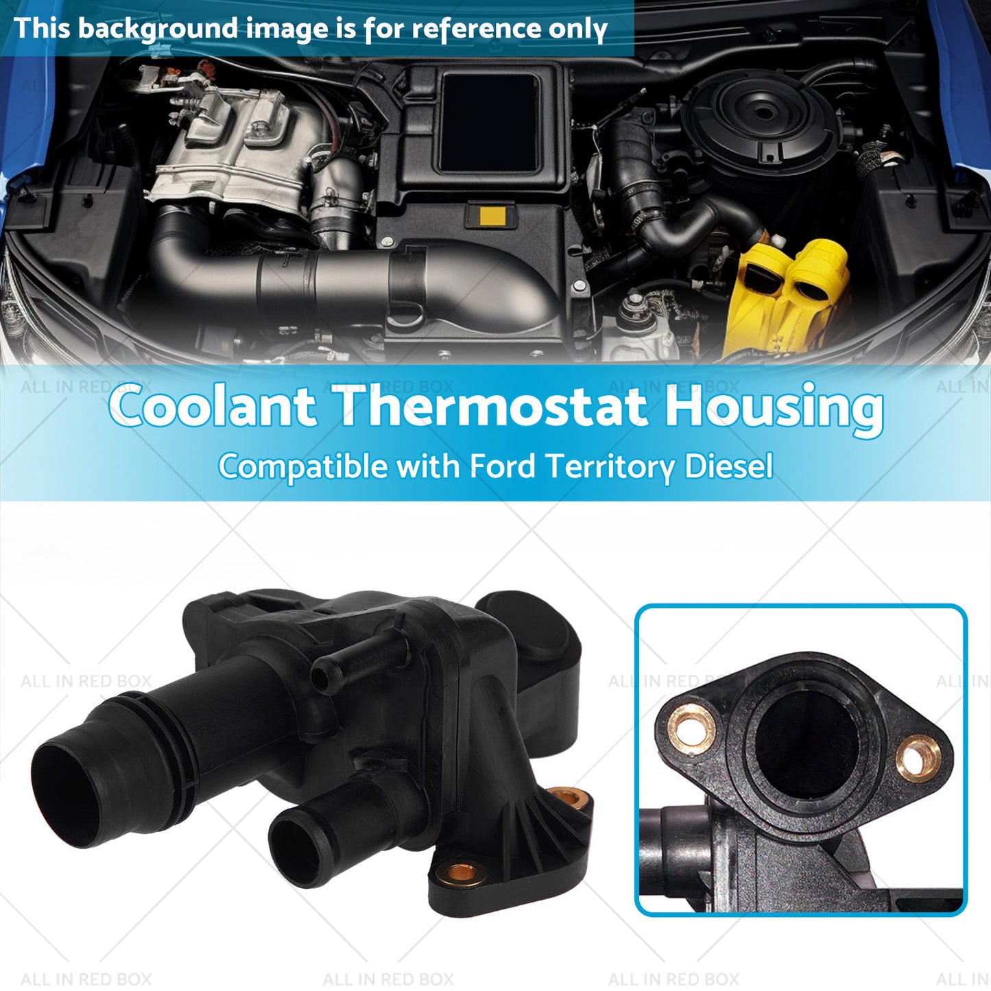 Engine Coolant Thermostat Housing with Seal Suitable for Ford Diesel Territory