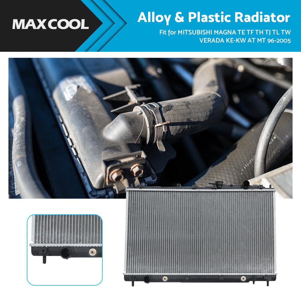 {{ RADIATOR fit MITSUBISHI MAGNA TE TF TH TJ TL TW  or  VERADA KE-KW 1996-2005 }} - Buy Car Parts Online at {{ Kaka Auto Parts }}.