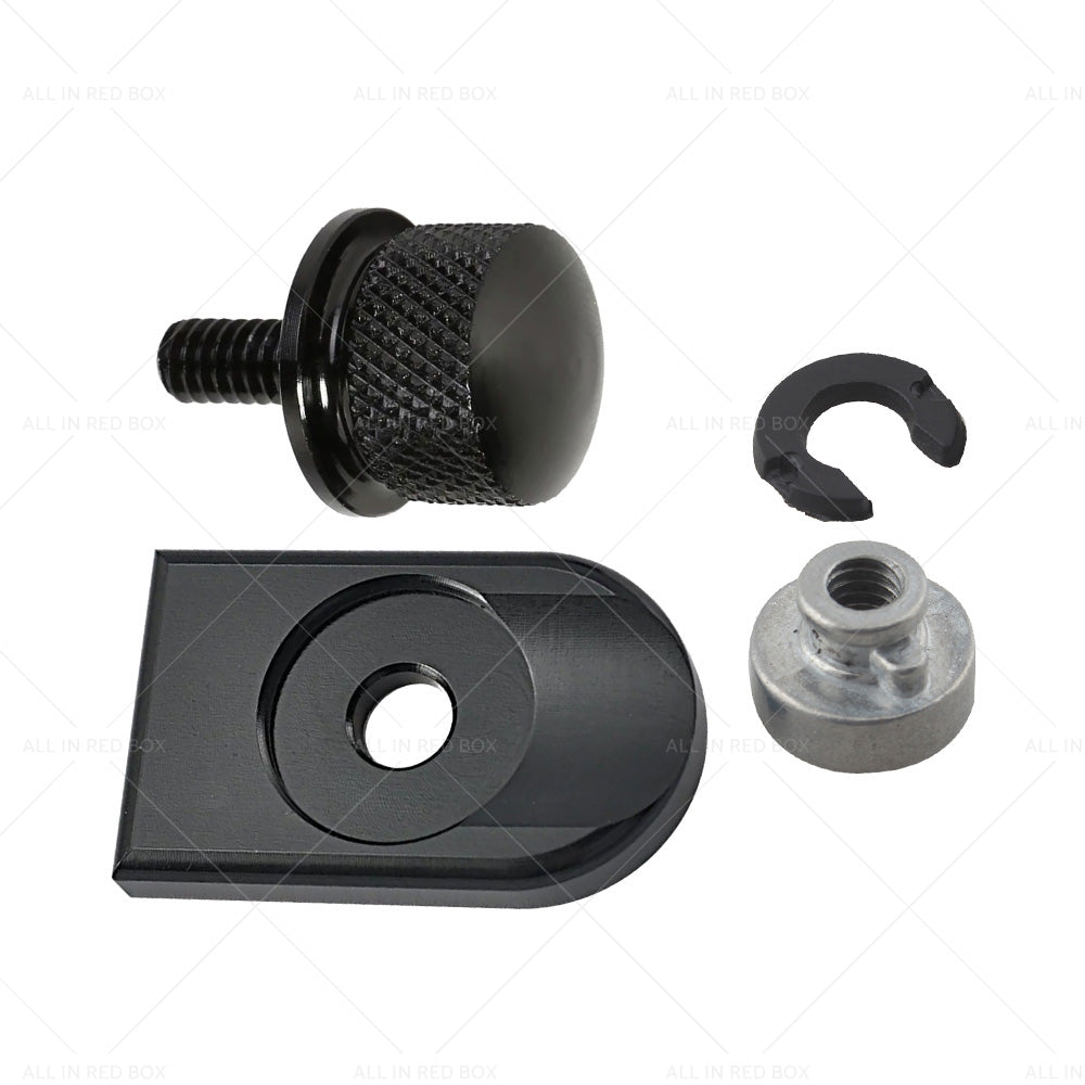 Seat Bolt Tab Screw Mount Nut Cover Kit Suitable for Harley Davidson 1996-2020