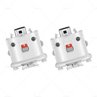 2 PCS Motion Plus Adapter Sensor Suitable For Nintendo Wii Remote Controller