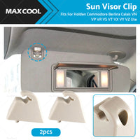 2xSun Visor Clip For Holden Commodore Berlina Calais VN VP VR VS VT VZ VX VY UTE