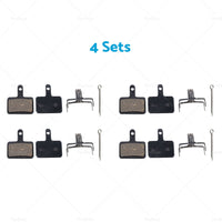 4-Pairs Mountain Bike Disc Brake Pads Suitable For Shimano Hydraulic Mechanical