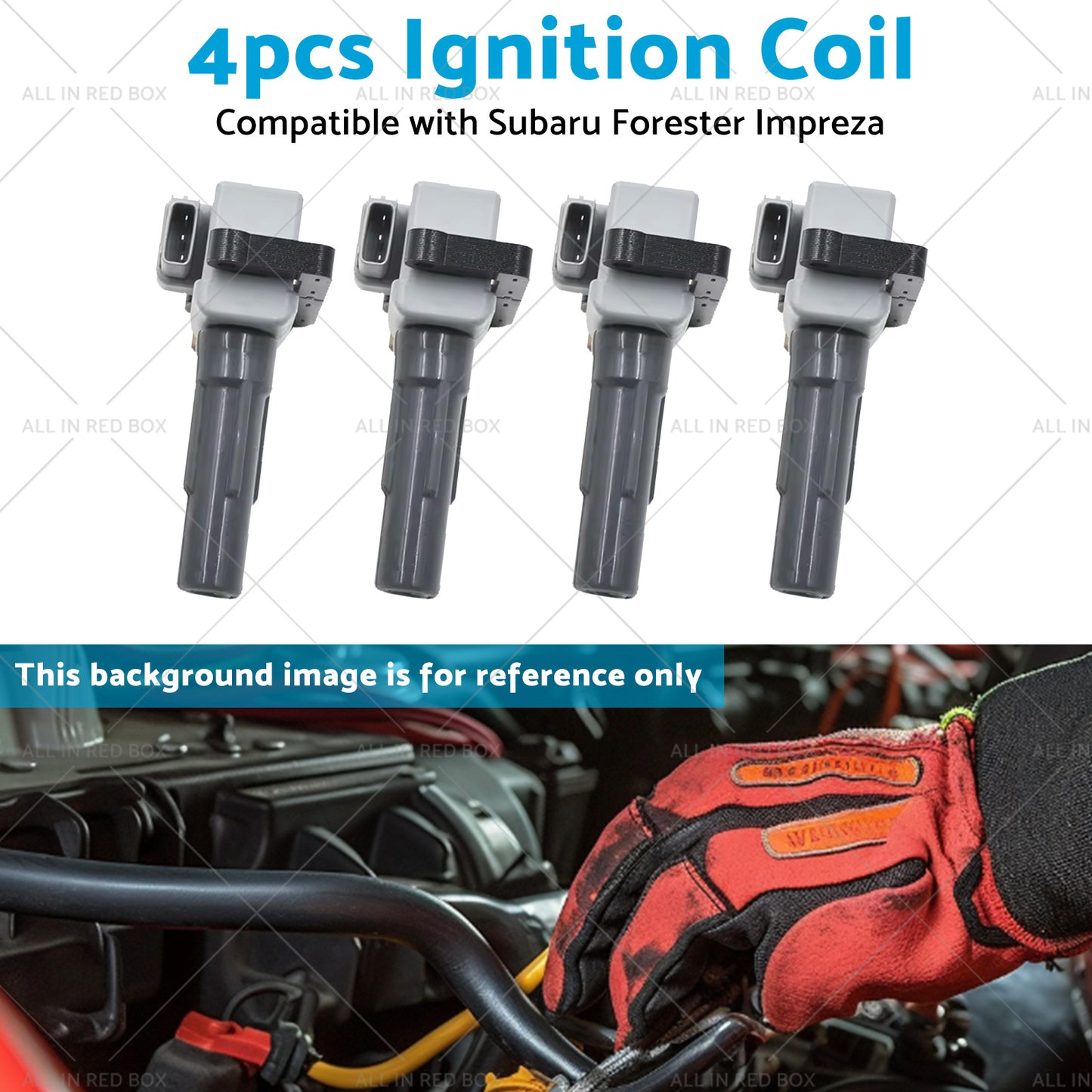 4x 22433-AA421 Ignition Coil Pack Suitable For Subaru Forester Impreza WRX EJ205